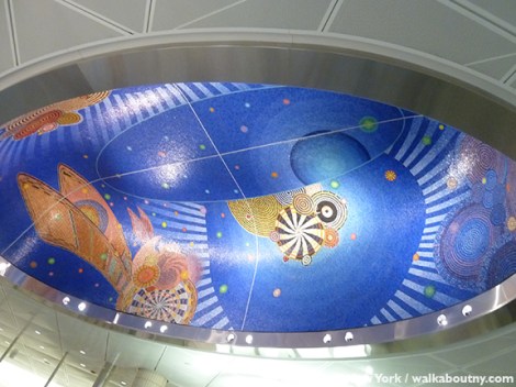 Xenobia Bailey, Subway Art, Subway Art Tour, Hudson Yards, #7 Subway Line, Midtown Manhattan, West Side, MTA, Metropolitan Transportation Society, crochet art, needle art