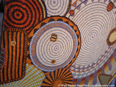 Xenobia Bailey, Subway Art, Subway Art Tour, Hudson Yards, #7 Subway Line, Midtown Manhattan, West Side, MTA, Metropolitan Transportation Society, crochet art, needle art