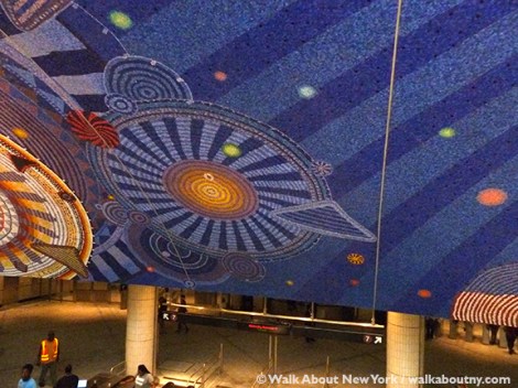 Xenobia Bailey, Subway Art, Subway Art Tour, Hudson Yards, #7 Subway Line, Midtown Manhattan, West Side, MTA, Metropolitan Transportation Society, crochet art, needle art