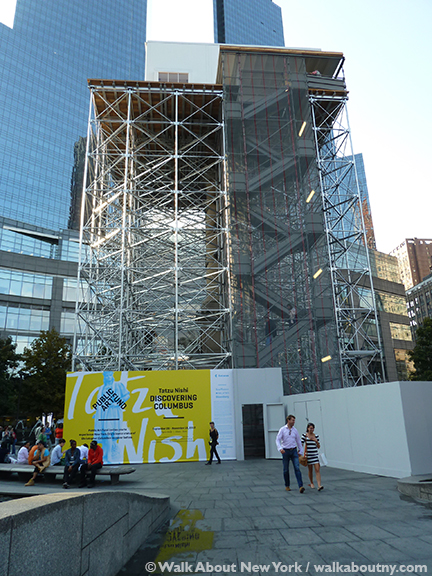 Columbus Circle, Christopher Columbus, Central Park Walking Tour, Five Squares and a Circle Tour, 1892, 1492, Carlo Barsotti, Columbus Column, Columbus Monument, Columbus Memorial, Columbus Day,