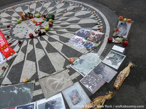 Strawberry Fields, John Lennon, Yoko Ono, Central Park, New York, Central Park Walking Tour, Beatles, Music, Walk About New York, Central Park Conservancy, 30 years, Anniversary