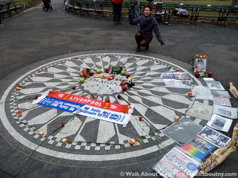 Strawberry Fields, John Lennon, Yoko Ono, Central Park, New York, Central Park Walking Tour, Beatles, Music, Walk About New York, Central Park Conservancy, 30 years, Anniversary
