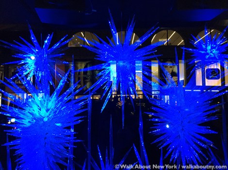 Macy’s,Saks Fifth Avenue,Harry Winston, Tiffany & Co., Bergdorf Goodman, Barneys, Christmas, Windows, Window Dressing,Ice Carving, Ice Sculpture,Dale Chihuley