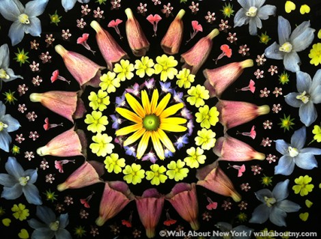 Portia Munson, Subway Art, Walk About New York, Subway Art Tour, Bryant Park, Flowers, MTA Arts and Design, Art,