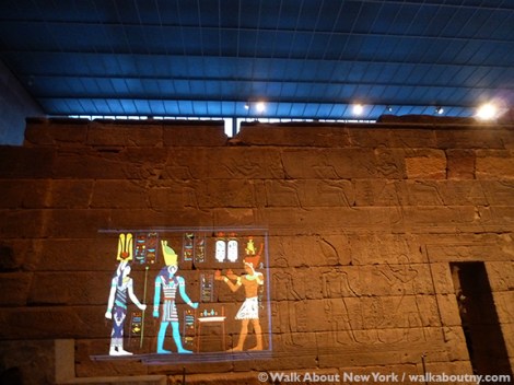 Walk About New York, Temple of Dendur, Metropolitan Museum of Art, MMA, Color, Jacqueline Kennedy Onasis, the Met, MediaLab, Caesar Augustus, Egypt, Hathor, Horus, Egyptian