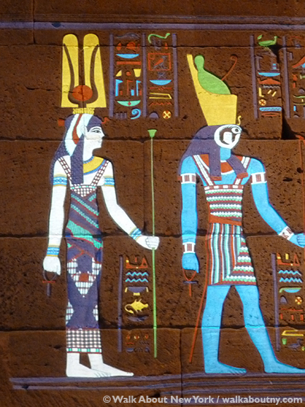 Walk About New York, Temple of Dendur, Metropolitan Museum of Art, MMA, Color, Jacqueline Kennedy Onasis, the Met, MediaLab, Caesar Augustus, Egypt, Hathor, Horus, Egyptian