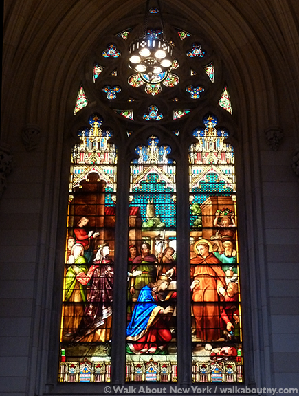 St. Patrick’s Cathedral, Fifth Avenue, New York, Stained Glass Windows, Gothic, Walk About New York