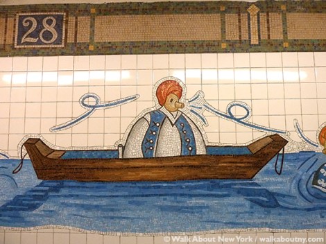 NYC Subway Art 28th St. and Broadway