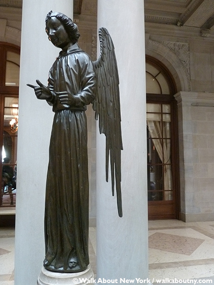 The Frick Collection, Henry Clay Frick, Art, Painting, Fifth Avenue, Specialty Tours, New York, Walk About New York, Bronze, Angel