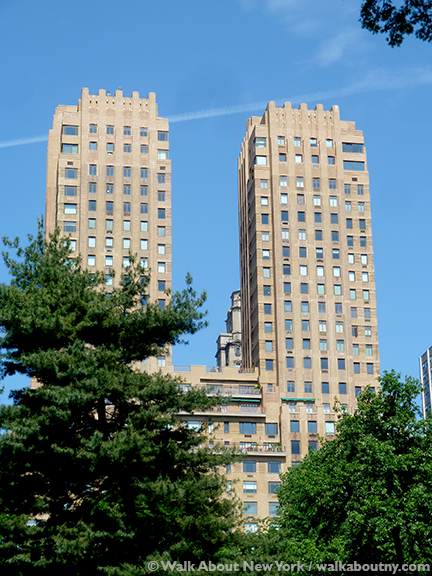 The Majestic, Central Park West, Central Park Walking Tour, Irwin Chanin, Art Deco, Majestic Apartments,