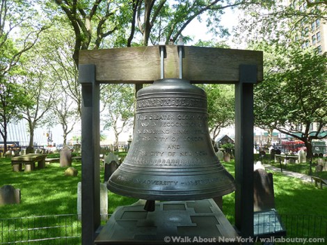 St. Paul’s Chapel, Bell of Hope, 9/11, Churchyard, Terrorist Attacks, September 11th, World Trade Center, Downtown Manhattan Walking Tour, Downtown Manhattan, Lower Broadway, St. Mary-le-Bow, Sister Churches, Trinity Church, Lower Manhattan, Walk About New York