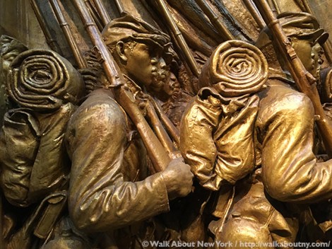 Augustus Saint-Gaudens, National Park Service, Boston Commons, Sculpture, the 54th Massachusetts Infantry, Civil War, Black Regiment, Beaux-Arts, Shaw Memorial, Glory