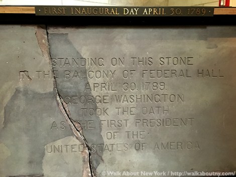 George Washington, Inauguration, Federal Hall, Downtown Manhattan Walking Tour, Downtown Manhattan, Wall Street, John Quincy Adams Ward, Walk About New York
