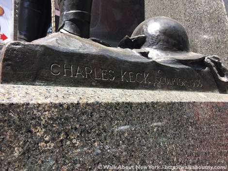 Father Duffy, Times Square, World War I, Fighting 69th, Five Squares and a Circle Tour, New York Vacation, Church of the Holy Cross, Broadway, Charles Keck, Duffy Square, TKTS Booth, Greenwich Village Walking Tour, Francis Patrick Duffy