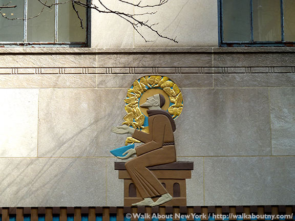 Rockefeller Center Art Tour, 30 Rock, Rockefeller Center, Fifth Avenue, Mercury, Atlas, Chanel Gardens, Art Deco, John D. Rockefeller Jr., 1930s, Prometheus, Wisdom, St Francis