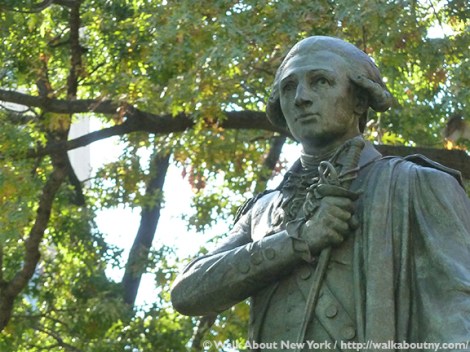 Marquis de Lafayette, Five Squares and a Circle Tour, Union Square, Fourth of July, July 4th, Revolutionary War, Frédéric-Auguste Bartholdi, France
