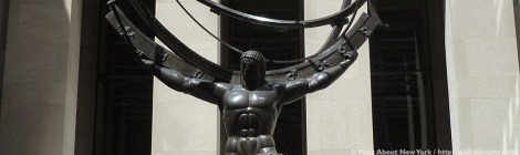 Atlas, Rockefeller Center, Lee Lawrie, Rene Paul Chambellan, St. Patrick’s Cathedral, International Building, 630 Fifth Avenue, Bronze, Sculpture, Art, Rockefeller Plaza, Armillary Sphere, Greek Gods, Titans