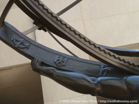 Atlas, Rockefeller Center, Lee Lawrie, Rene Paul Chambellan, St. Patrick’s Cathedral, International Building, 630 Fifth Avenue, Bronze, Sculpture, Art, Rockefeller Plaza, Armillary Sphere, Greek Gods, Titans