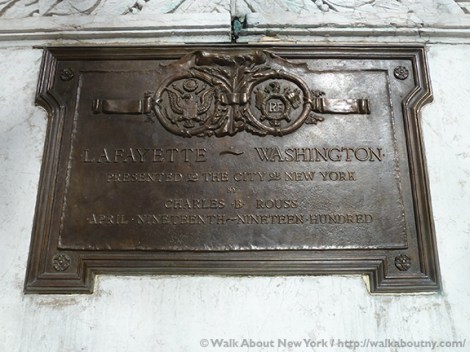 George Washington, Marquis de Lafayette, Morningside Park, Lafayette Square, Frédéric-Auguste Bartholdi, Walk About New York, Morningside Heights,