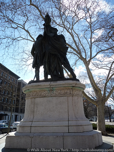 George Washington, Marquis de Lafayette, Morningside Park, Lafayette Square, Frédéric-Auguste Bartholdi, Walk About New York, Morningside Heights,