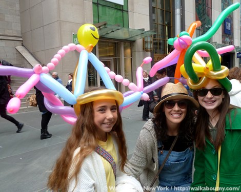 Easter Parade, Easter Bonnet, Easter Bunny, Fifth Avenue, Easter Sunday, Rockefeller Center, St. Patrick’s Cathedral, St. Patrick’s, Walk About New York, Balloon Hats