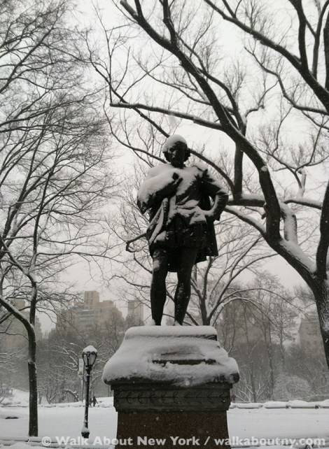 American Art, Bronze Sculpture, Central Park, Walk About New York, Central Park Walking Tour, Edwin Booth, John Quincy Adams Ward, John Wilkes Booth, Literary Walk, Shakespeare Garden, William Shakespeare