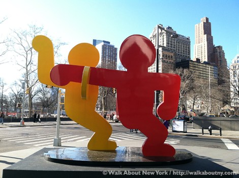 Keith Haring, Art, Downtown Manhattan, AIDS, Artist, Gay Artist, Gay Activist, Gay Pride, Murals, St. John the Divine, Carmine Street Mural, Drawing, Crack is Wack, New York City Parks, Greenwich Village