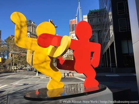 Keith Haring, Art, Downtown Manhattan, AIDS, Artist, Gay Artist, Gay Activist, Gay Pride, Murals, St. John the Divine, Carmine Street Mural, Drawing, Crack is Wack, New York City Parks, Greenwich Village