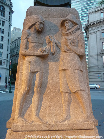 New Amsterdam, New York, New Netherlands, Dutch, Flagpole, Flagstaff, Tercentenary, State Street, Battery Place, The Battery, The Netherlands, Wall Street, Downtown Manhattan, Downtown Manhattan Walking Tour, Henry Hudson