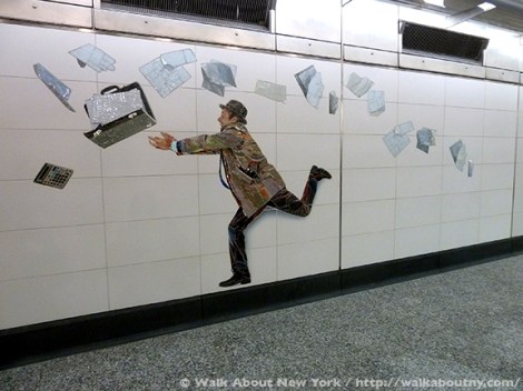 Subway Art, Walk About New York, Walking Tour, Vik Muniz, Perfect Strangers, MetroCard, Metropolitan Transportation Authority, MTA, Art Underground, Big Apple, Second Avenue Subway, Second Avenue, Andrew Cuomo, New York State Governor, Gay Representation, Photographs, Mosaics, Glass Mosaics, Mosaic Art, Percent for Art