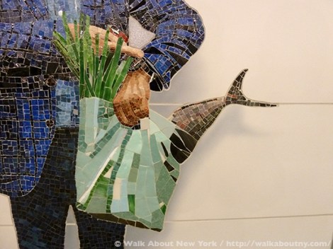 Subway Art, Walk About New York, Walking Tour, Vik Muniz, Perfect Strangers, MetroCard, Metropolitan Transportation Authority, MTA, Art Underground, Big Apple, Second Avenue Subway, Second Avenue, Andrew Cuomo, New York State Governor, Gay Representation, Photographs, Mosaics, Glass Mosaics, Mosaic Art, Percent for Art