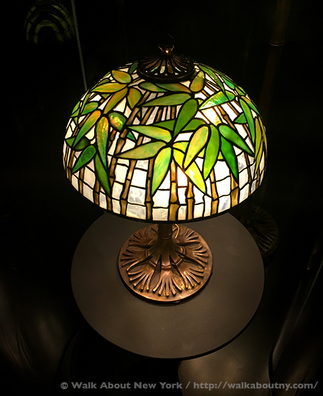 Tiffany, Tiffany Lamps, Louis Comfort Tiffany, New-York Historical Society, Lamps, Historic Collection, Museum, Central Park West, New York, Manhattan, Upper West Side, Stained Glass, Opalescence, Glass, Brass, Bronze, Daffodil, Bamboo, Birthday