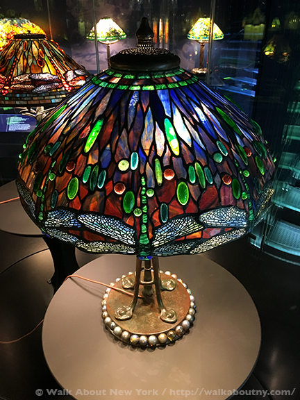 Tiffany, Tiffany Lamps, Louis Comfort Tiffany, New-York Historical Society, Lamps, Historic Collection, Museum, Central Park West, New York, Manhattan, Upper West Side, Stained Glass, Opalescence, Glass, Brass, Bronze, Daffodil, Bamboo, Birthday