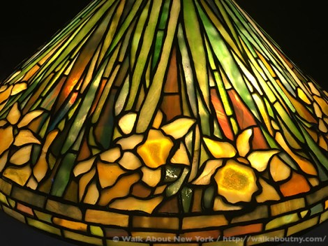 Tiffany, Tiffany Lamps, Louis Comfort Tiffany, New-York Historical Society, Lamps, Historic Collection, Museum, Central Park West, New York, Manhattan, Upper West Side, Stained Glass, Opalescence, Glass, Brass, Bronze, Daffodil, Bamboo, Birthday