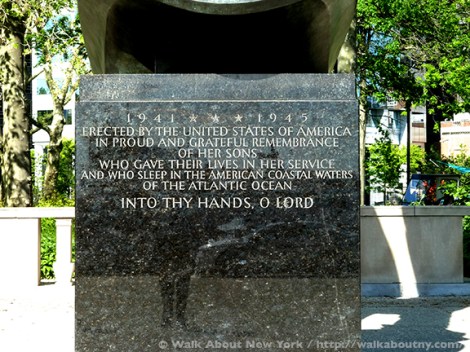 World War II, World War II Memorials, War Memorials, East Coast Memorial, Navy, Coast Guard, Army, Merchant Marine, Air Force, New York Harbor, Grateful Nation, Eagle, Bronze, Downtown Manhattan, Wall Street Area, Lower Manhattan