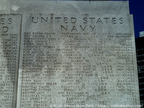 World War II, World War II Memorials, War Memorials, East Coast Memorial, Navy, Coast Guard, Army, Merchant Marine, Air Force, New York Harbor, Grateful Nation, Eagle, Bronze, Downtown Manhattan, Wall Street Area, Lower Manhattan