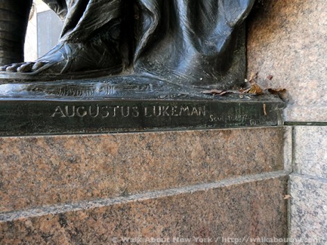 Armistice Day, Bronze, Bronze Sculpture, Veterans, World War One, World War I, Veterans Day, Henry Augustus Lukeman, Prospect Park, War Memorials, November 11th, War, American Holiday, War Dead, War Casualties, Honor Roll, Brooklyn,