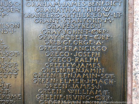 Armistice Day, Bronze, Bronze Sculpture, Veterans, World War One, World War I, Veterans Day, Henry Augustus Lukeman, Prospect Park, War Memorials, November 11th, War, American Holiday, War Dead, War Casualties, Honor Roll, Brooklyn,